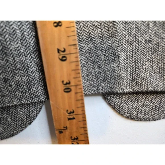 Barrington‎ Tweed Blazer Mens 40R Gray Sports Coat Jacket 2 B Silk Herringbone